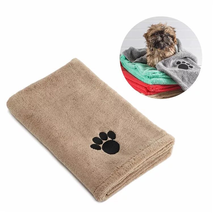 Pet shower cleaning towels
