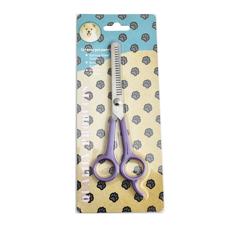 Pet supplies cat and dog beauty styling scissors are easy to clean
