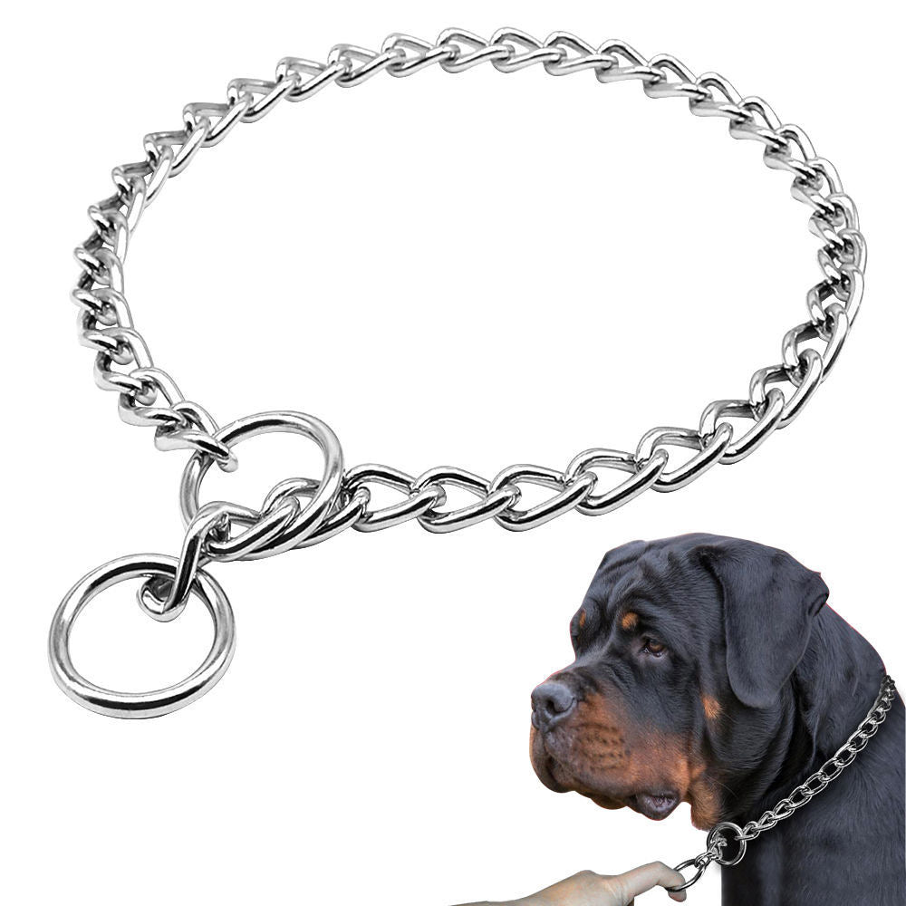 Dog Chain Training Choke Collar