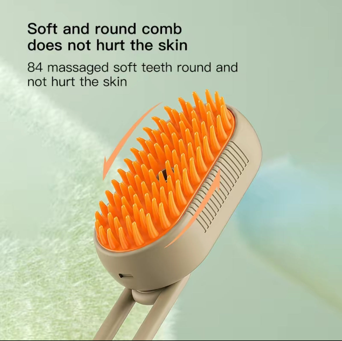 Dog and Cat Steam Brush Pet Grooming Comb