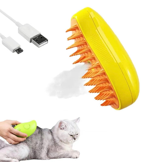 Pet Steam Brush for Cat and Dog Comb