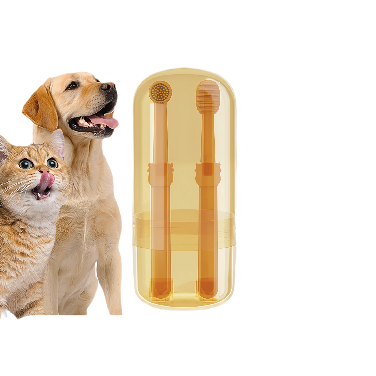 Pet Supplies Cat and Dog Toothbrush