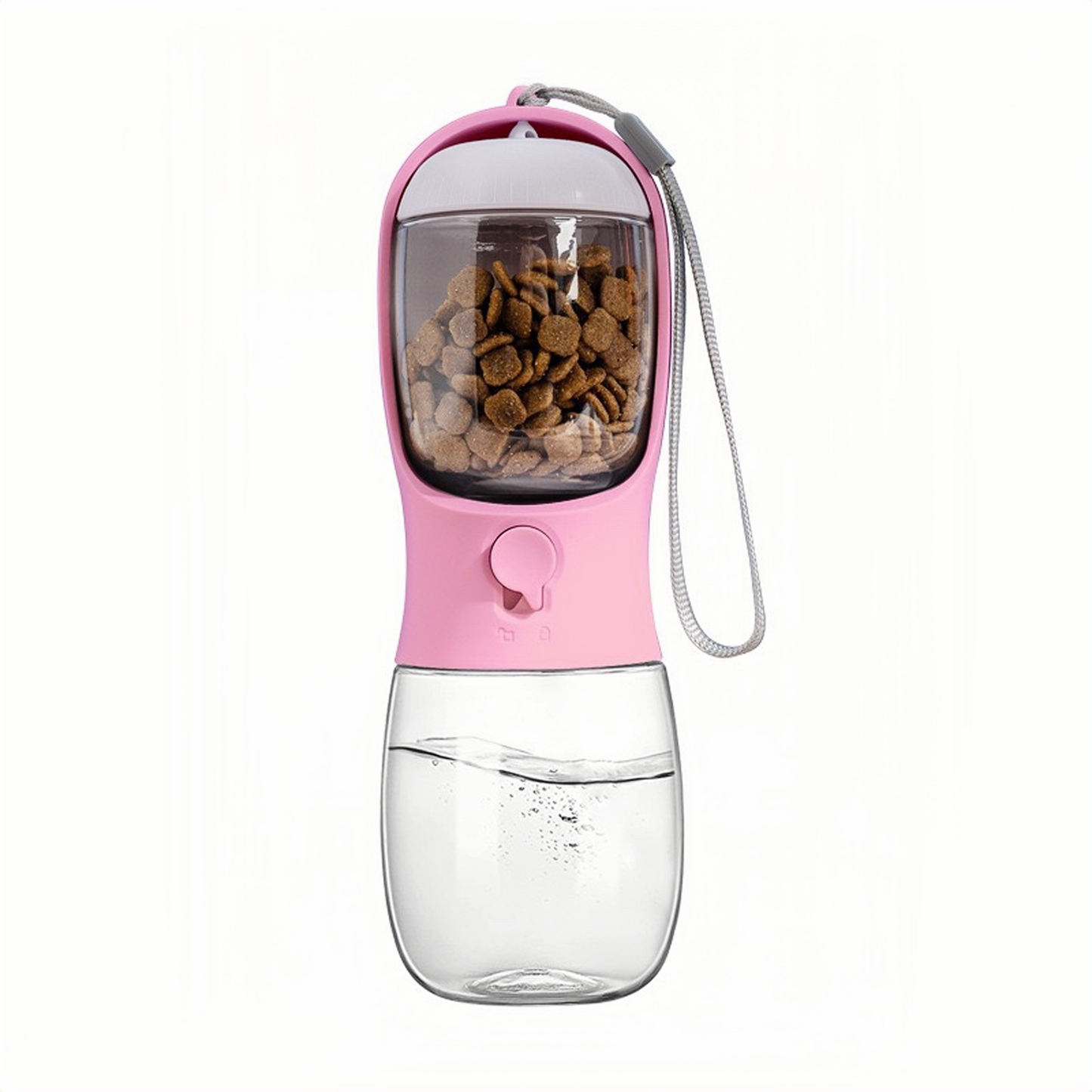 Pet Dog Water Bottle Multifunctional and Portable Travel Water Dispenser with Food Container
